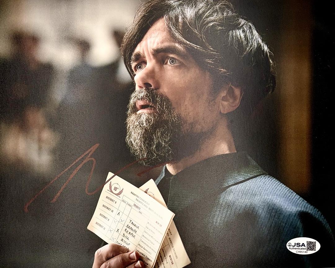 Peter Dinklage signed Game of Thrones 8x10 JSA COA